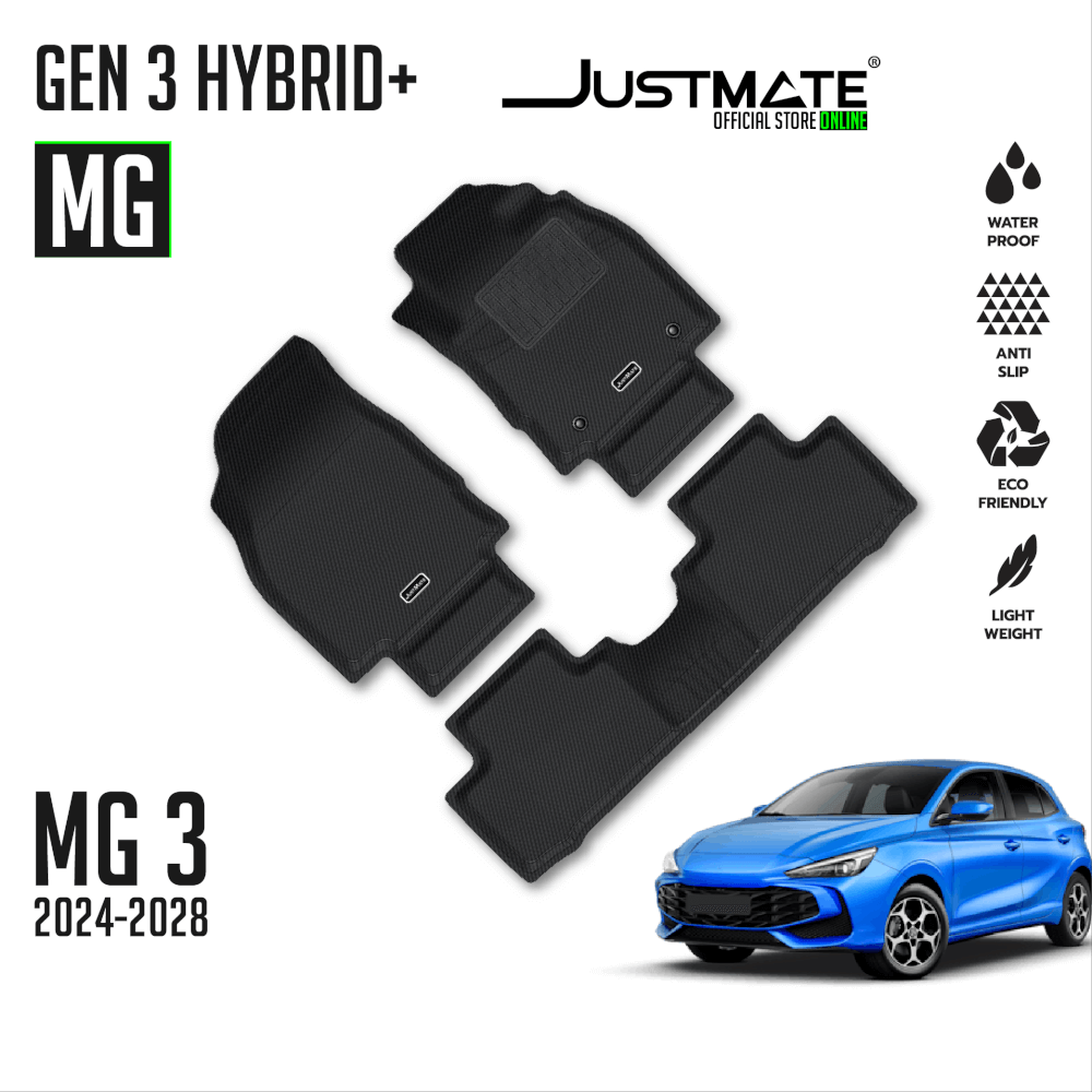 พรมปูพื้นรถยนต์ JUSTMATE MG 3 HYBRID 2024-2028